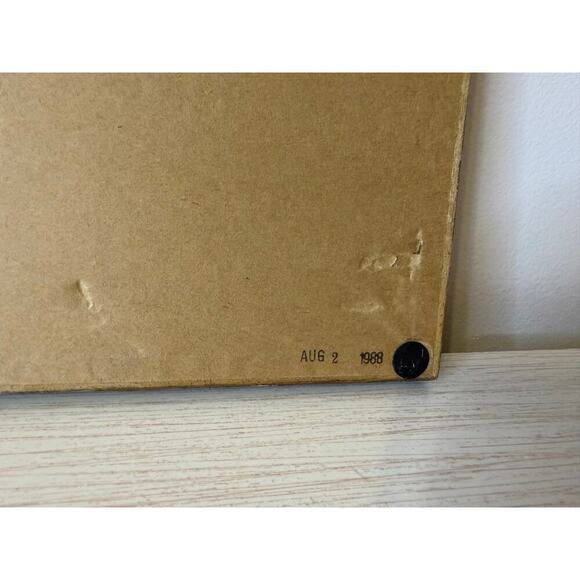 Vintage Framed Cross Stitch Classroom Homeschool Teacher 17.5Lx8W Cottagecore - Picture 6 of 8